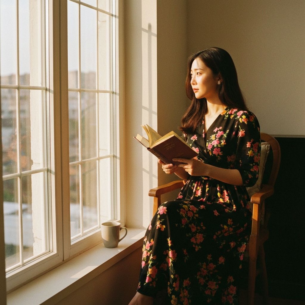 A person journaling in the morning, finding clarity through reflection